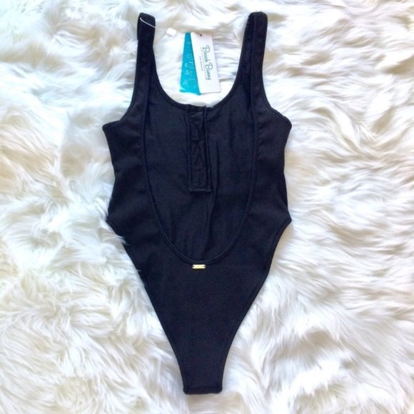 Beach Bunny Presley One Piece Black - Picture 3 of 7